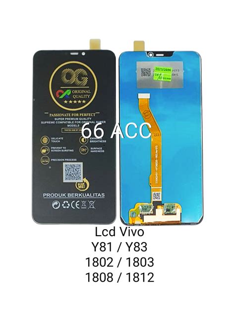 Jual Lcd Vivo Y81 / Y83 / Vivo 1802 / 1803 / 1808 / 1812 Fullset ...