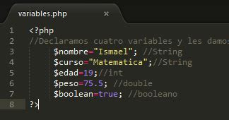 Variables en PHP Programación PHP Parte 4 Somos Sistemas