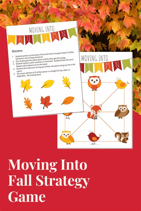 Autumn Fun Brain Break Game - Classroom Freebies