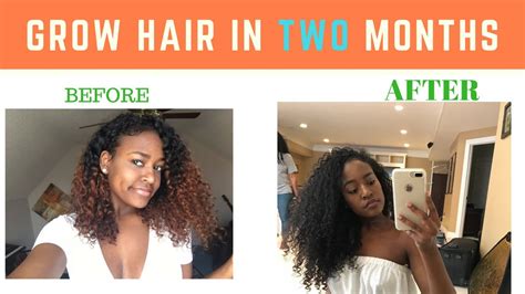 How To Grow Hair Faster And Longer My Curly Hair Routine Healthy Natural Hair Tips Youtube