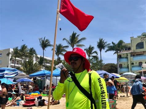 Activan Bandera Roja En Playa Guayabitos Por Marejada Meganoticias