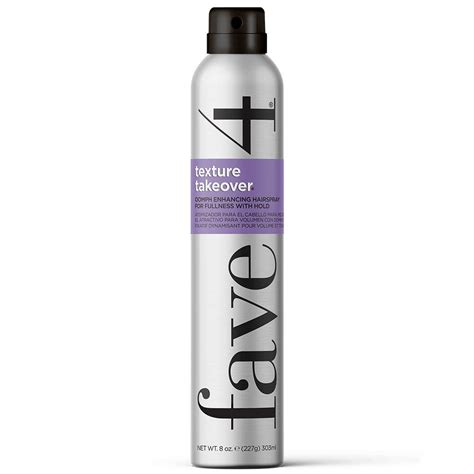 Fave4 Hair Texture Takeover Hairspray Oomph Enhancing