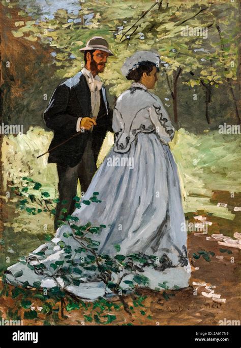 Claude Monet Bazille and Camille Study for Déjeuner sur l Herbe