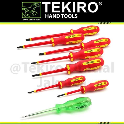 Jual Obeng Listrik Set Pcs Tekiro Original Obeng Instalasi Listrik