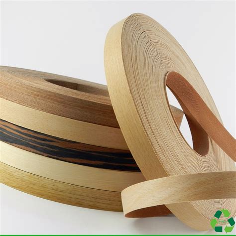 22mm Iron On Edging Tape Pre Glued Real Wood Veneer Strips Oak Beech