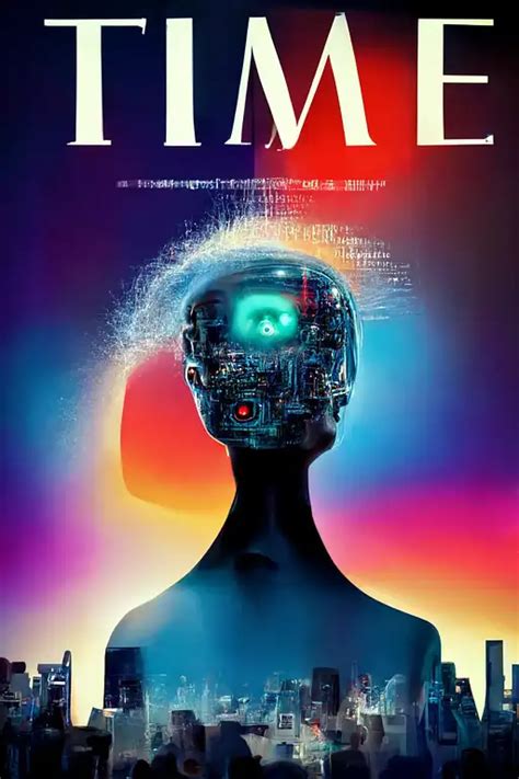 Time Magazine Cover The Cominmidjourney