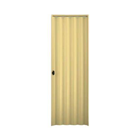 PORTA SANFONADA DE PVC 210 X 70 CM COR AREIA PLASBIL