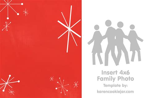 photo christmas card template karen cookie jar