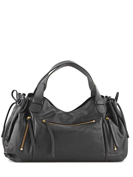 Sac Shopping Rebelle Gd Cuir Gerard Darel Noir Gd Dfs Sac Sac