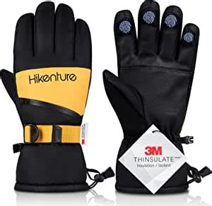 Hikenture Guantes De Esqu Para Hombre M Thinsulate Impermeables