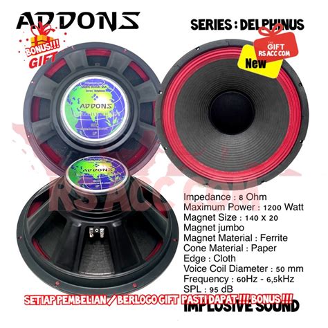 Jual Speaker Component Addons Series Delphinus 15 Inch Implosive