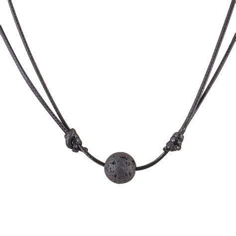 1pcs Lava Stone Essential Oil Diffuser Necklace Aromatherapy Jewelry