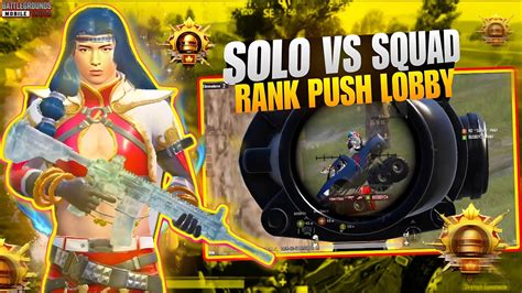 Solo Vs Squad Clutches🔥 New Rush Gameplay Rank Push Lobby ⚡5 Finger