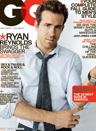 Ryan Reynolds Covers GQ Magazine | Media Crumbs