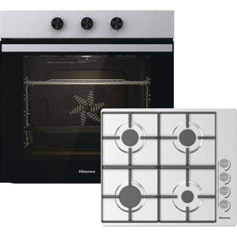 Hisense Bi6061hgsuk Built In Electric Single Oven And Gas Hob Pack Stainless Steel A Rated