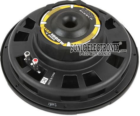 Boss D12f 12 Single 4 Ohm Shallow Mount Phantom Subwoofer