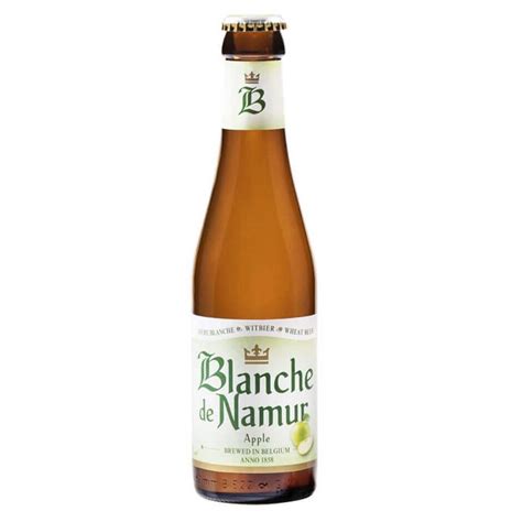 Пиво Blanche de Namur Apple от пивоварни Brasserie du Bocq Описание