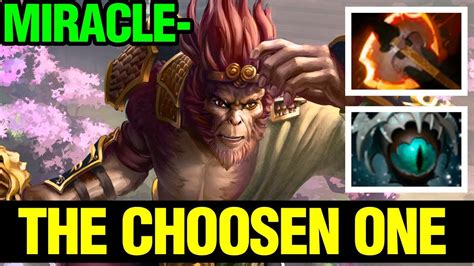 The Choosen One Miracle Monkey King Battlefury And Skadi Dota