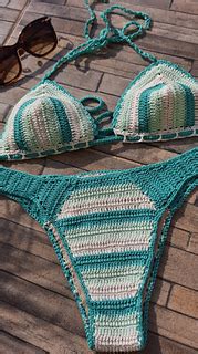 Ravelry Three Color Bikini Pattern By Fabiola Graber