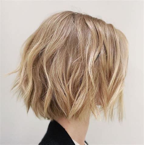 Blonde Choppy Bob | Messy bob hairstyles, Bob hairstyles, Short bob