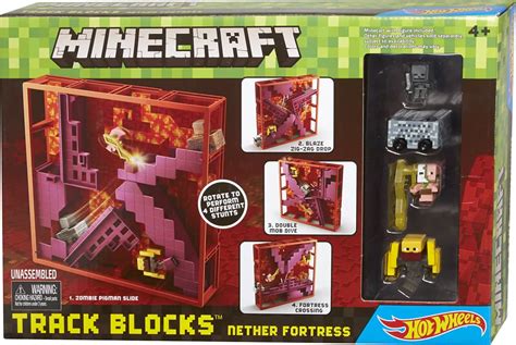 Best Buy Minecraft Hot Wheels Track Blocks Playset Styles May Vary DXC87