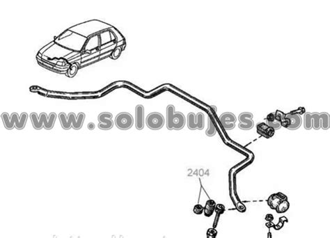 Cauchos Estabilizadora Clio 2007 Solobujes