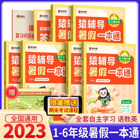 2023猿辅导暑假一本通小学幼小衔接一升二升三升四升五年级小升初暑假作业小学初中全套语文英语数学初升高同步练习册阅读理解书 Taobao