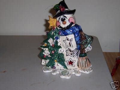 Snowman clayworks by Blue Sky Heather Goldminc | #19866138