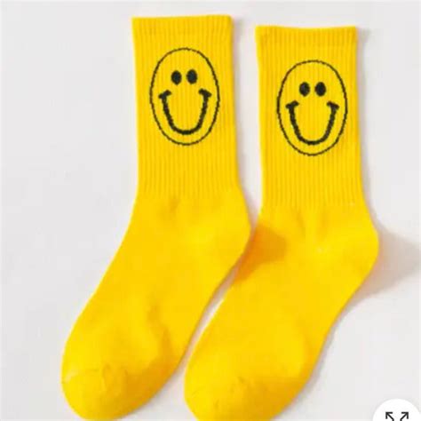 Smiley Face Happy Socks Etsy