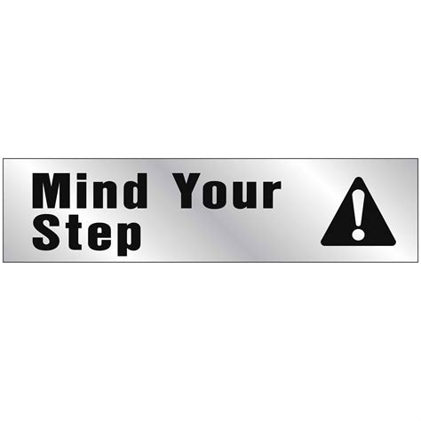 Mind Your Step Sign | House Numbers, Letters & Signs