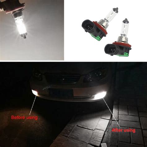 Pcs H Halogen W V Low Beam Car Auto Headlight Fog Driving