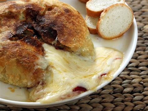 Baked Brie In Puff Pastry With Raspberry Preserves Raspberry