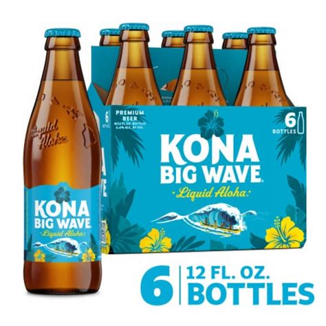 Kona Big Wave Premium Beer Bottles Bottle Fl Oz Frys Food