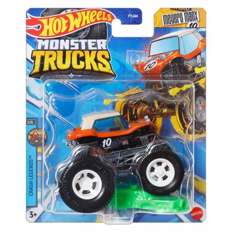 Машинка Mattel Hot Wheels Monster Trucks Монстр трак FYJ Meyers Manx купить на OZON по