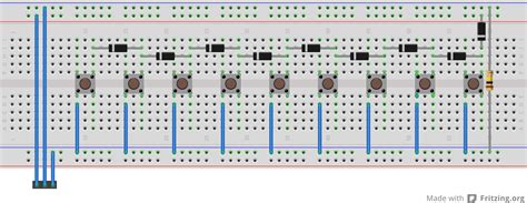 ARDUINO Board Boutons poussoirs sur une entrée analogique