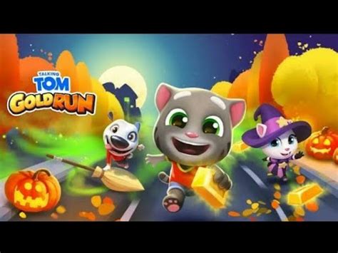 TALKING TOM GOLD RUN NEW UPDATE HALLOWEEN - YouTube