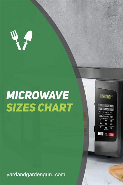 Microwave Sizes Chart