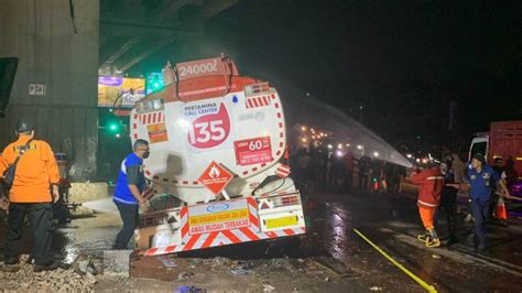 Polri Ralat Korban Kecelakaan Truk Pertamina Di Cibubur 10 Tewas 5