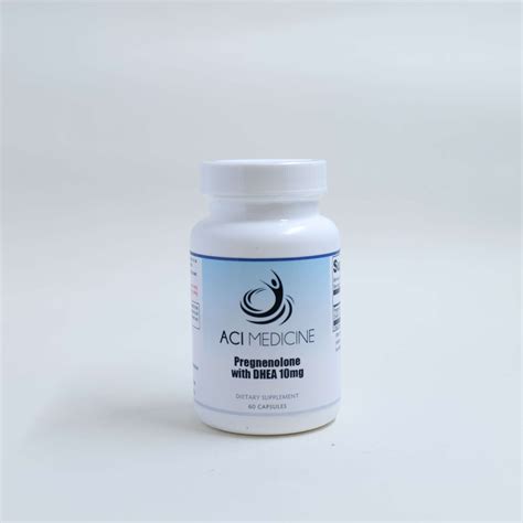 Pregnenolone with DHEA 10mg 60 ct | ACI Medicine