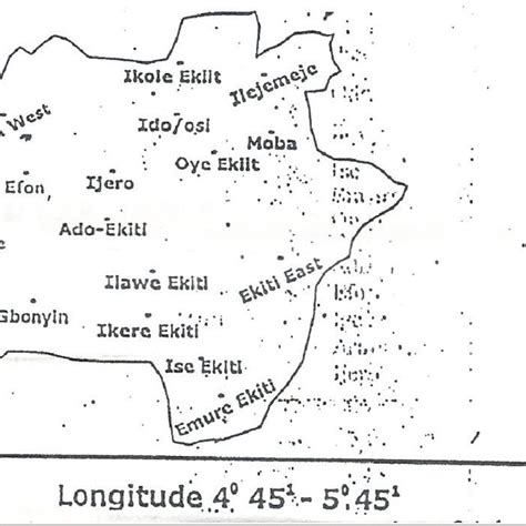 Map of Ekiti State showing the study area (Ado -Ekiti) : Study Area ...