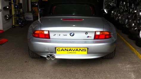 Bmw Z3 30i Sports Stainless Steel Exhaust Youtube