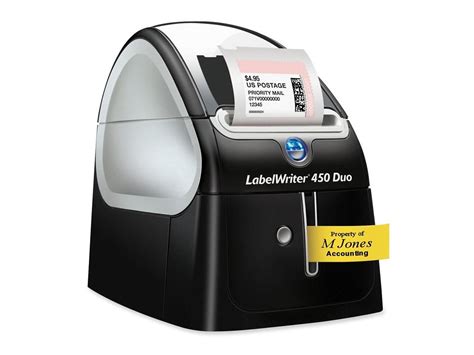 Dymo Labelwriter 450 Duo Direct Thermal Printer Monochrome Label Print 08 Second Mono