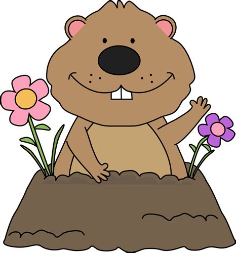 Groundhog Day Clipart