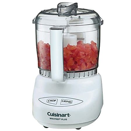 Cuisinart DLC 2A Mini Prep Plus Food Processor White Office Depot