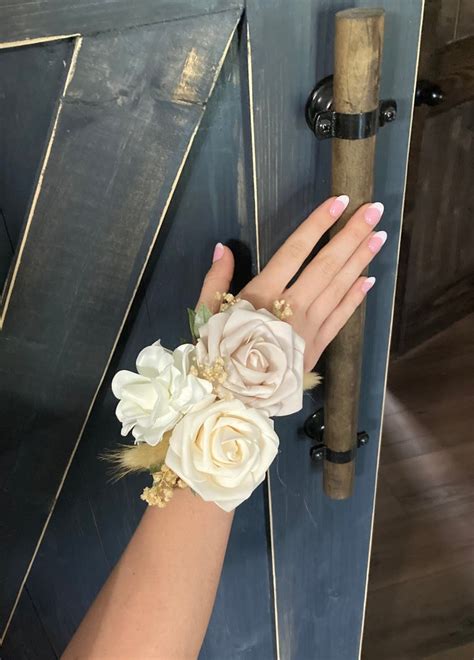 Peach Nude Cream Boho Wedding Flowers Spring Wedding Etsy