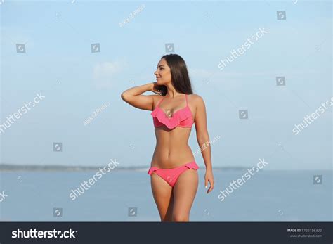 Beautiful Girl Sexy Bikini On Beach Stock Photo Shutterstock