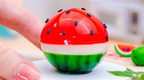 Jelly Making 🍉 Yummy Miniature Watermelon Jelly Recipe Amazing Fresh Dessert For Summer Youtube