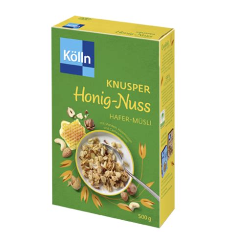 K Lln Crunchy Honing Noten Haver Muesli G Duitse Voordeel Drogist