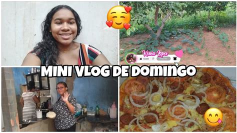 Mini Vlog De Domingo Almoço Delicioso 😋 Participações Especiais 😍 Lanche Da Tarde 😋🍕