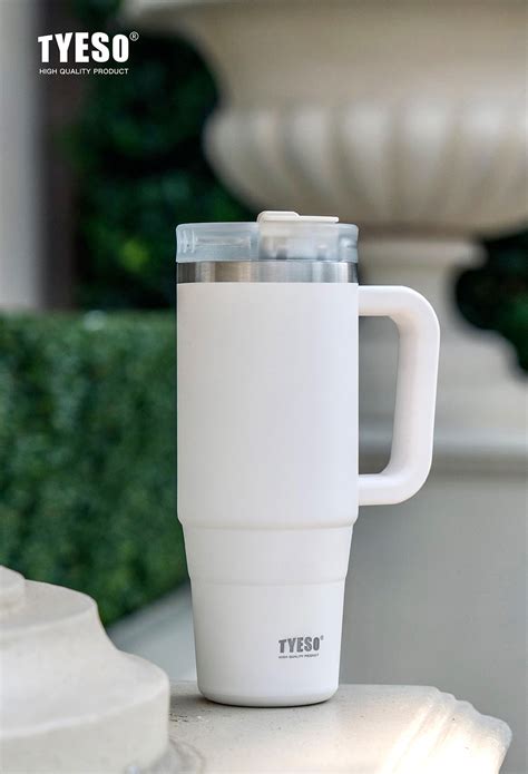 Tyeso Ts Ts Ml Ml Vacuum Insulated Tumbler Keep Cold And Hot With Handle And